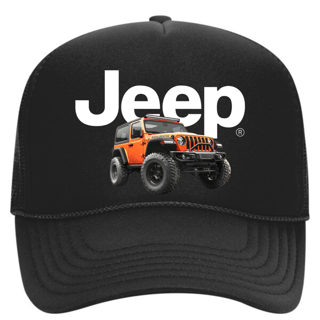 Jeep wrangler trucker cap for sale