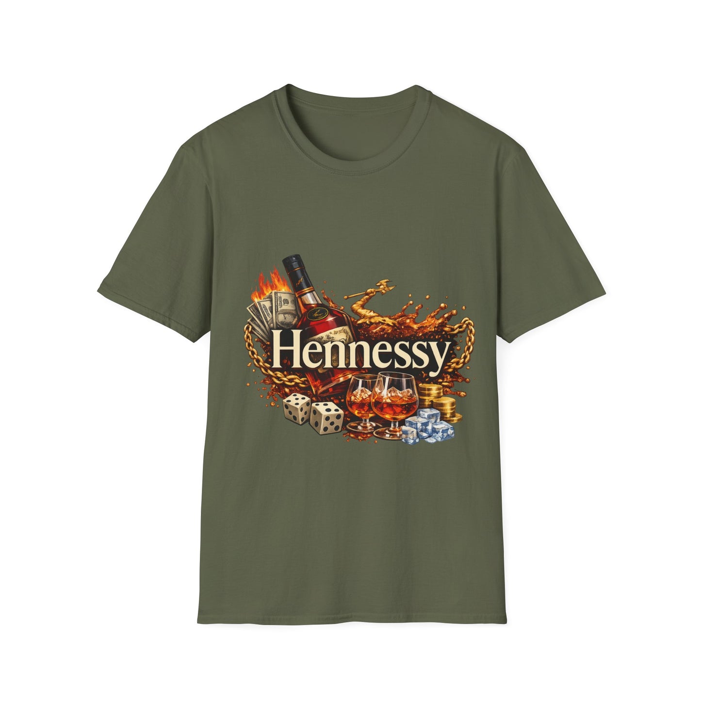 Hennessy T-Shirt – Cognac Whiskey Fan Tee, Premium Spirits Shirt, Trendy Bar & Liquor Merch