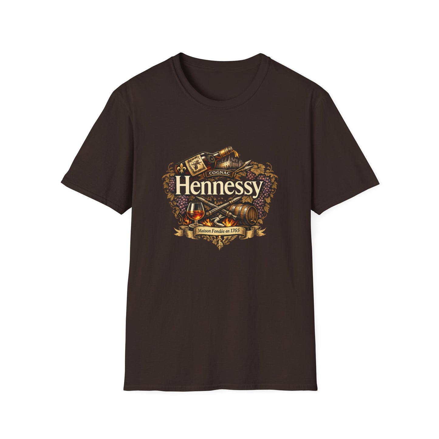 Hennessy T-Shirt – Cognac Whiskey Fan Tee, Premium Spirits Shirt, Bar & Party Merch