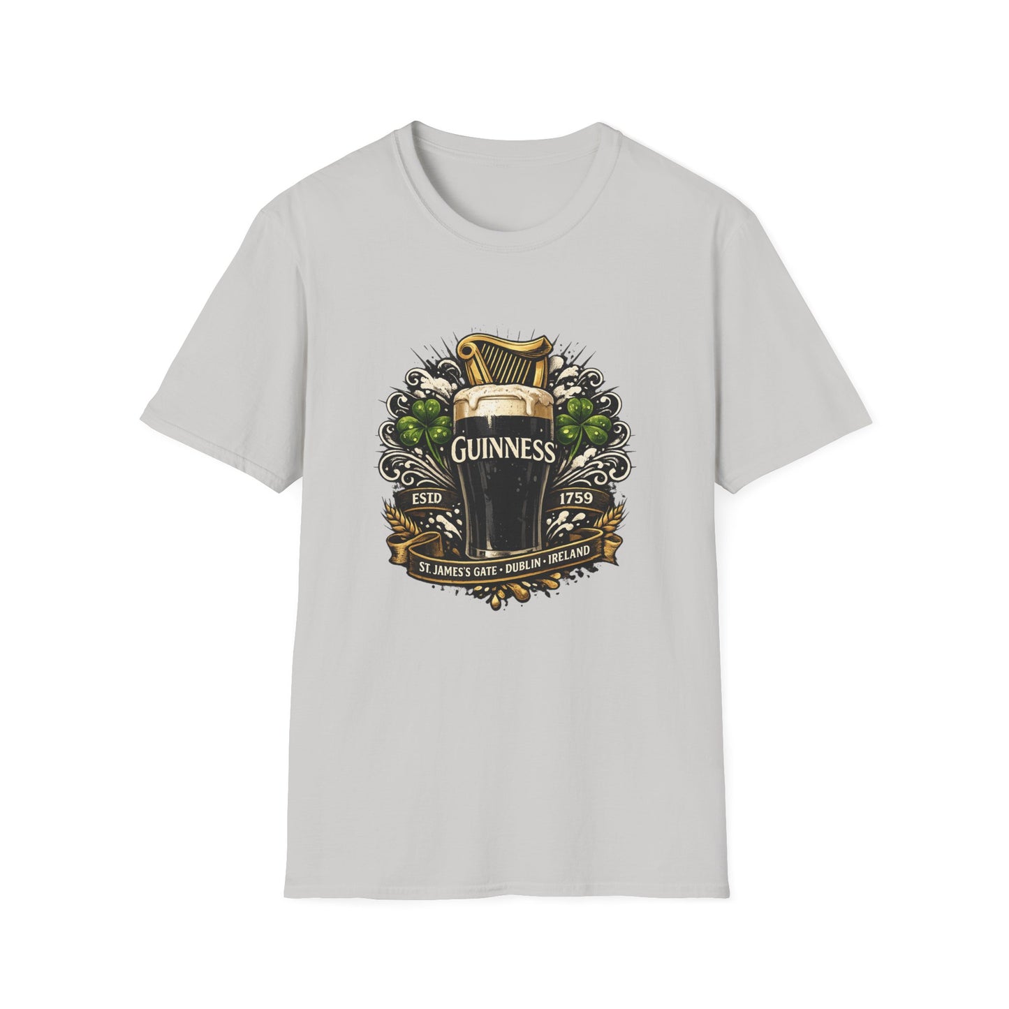 Guinness T-Shirt – Irish Stout Fan Tee, Beer Lover Shirt, Brewery & Bar Merch