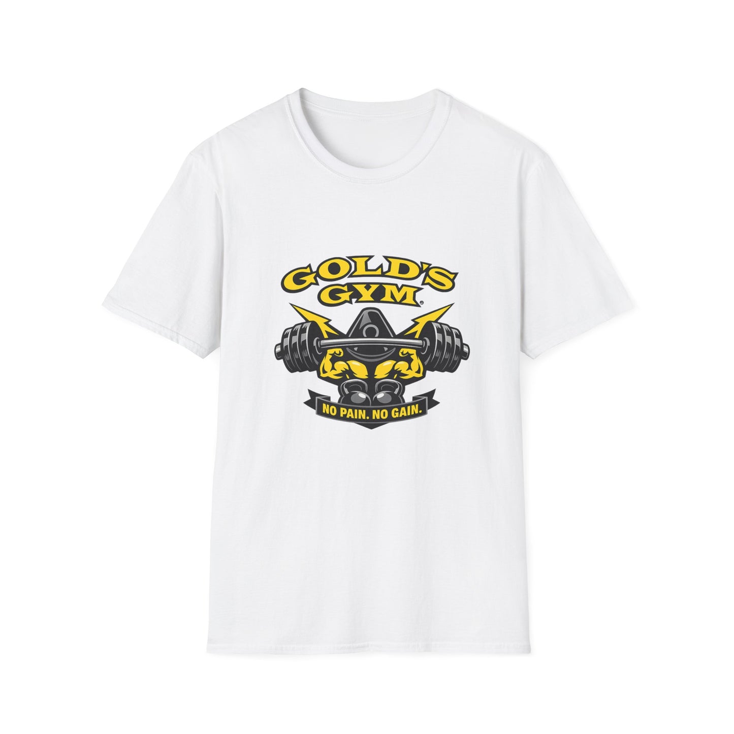 Gold’s Gym T-Shirt – Classic Bodybuilding Workout Tee – Vintage Fitness Graphic Shirt – Unisex Muscle Training Top for Men & Women