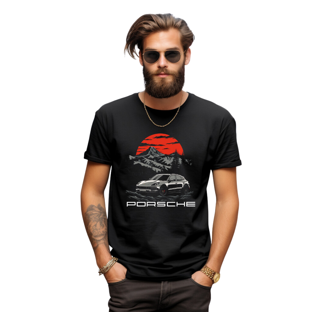 Short sleeve porsche shirts for men and women