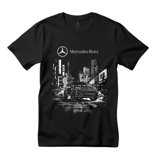 City Sophistication: Mercedes GLE T-Shirt - Black Threadz