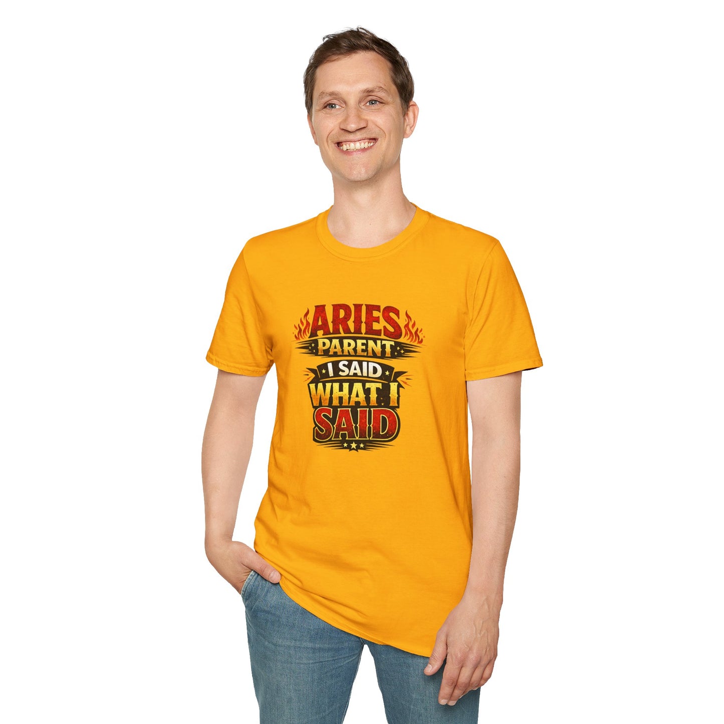 Aries Parent T-Shirt – “I Said What I Said” Funny Zodiac Mom Dad Tee | Bold Aries Personality Shirt | Astrology Gift