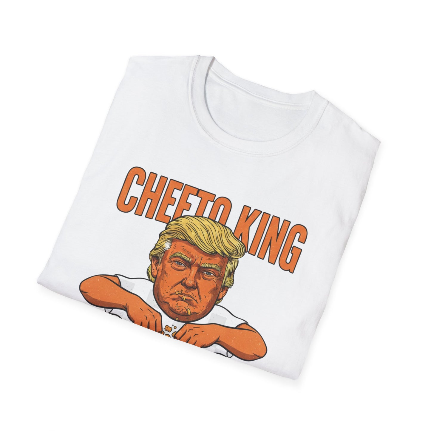 Cheeto King Anti-Trump T-Shirt | No Kings Political Satire Apparel