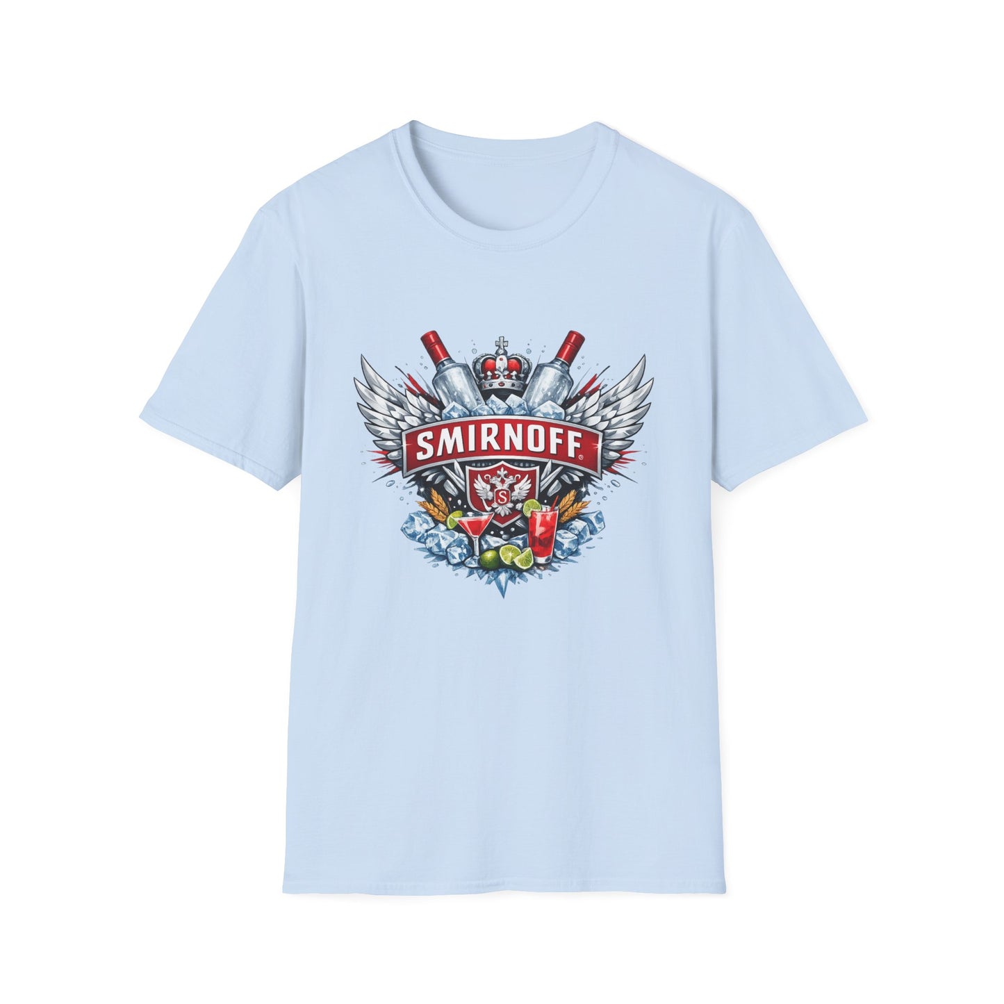 Smirnoff T-Shirt – Vodka Fan Tee, Premium Spirits Shirt, Bar & Party Merch