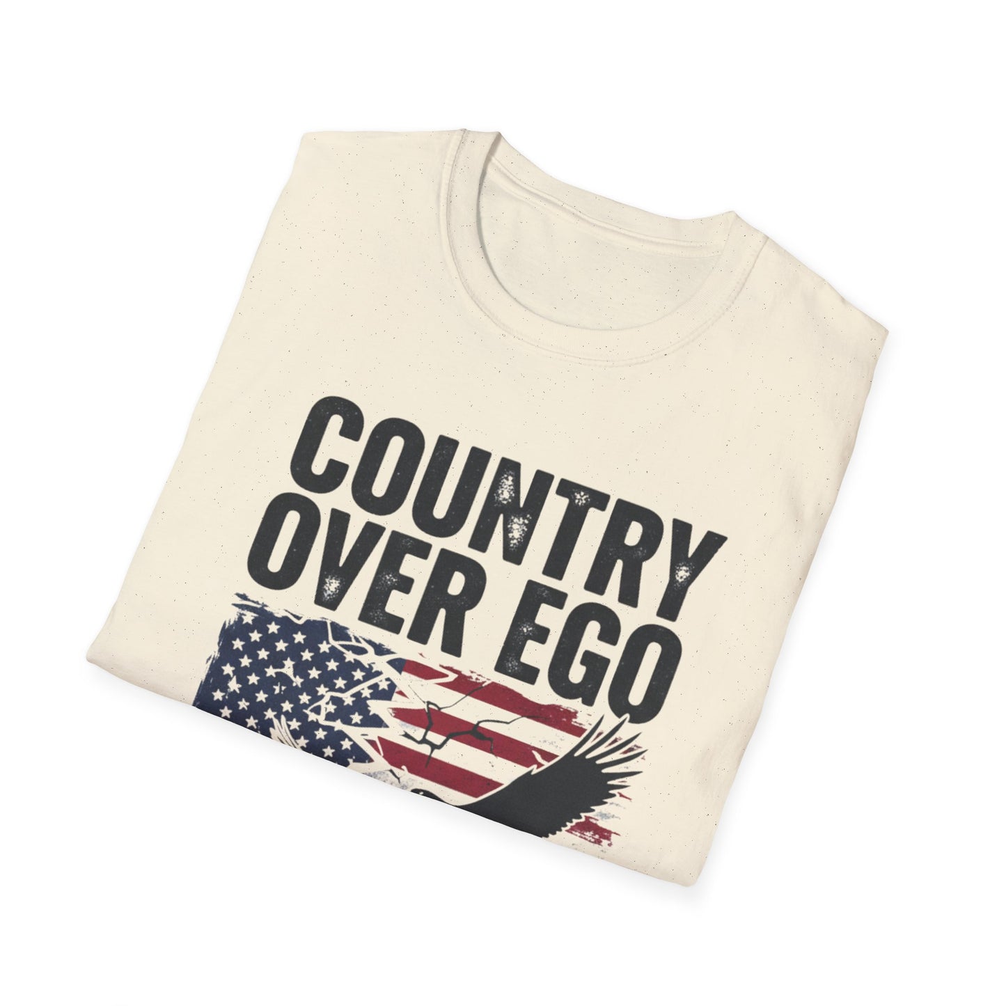 Country Over Ego Anti-Trump T-Shirt | Patriotic Political Apparel