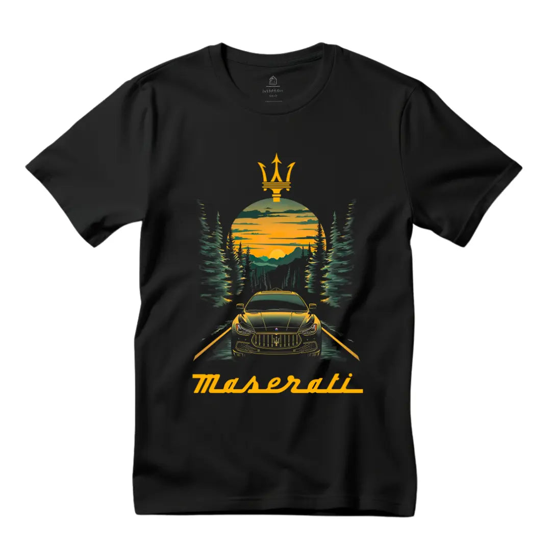 Sophisticated Serenity: Maserati Ghibli on the Countryside - Black Threadz