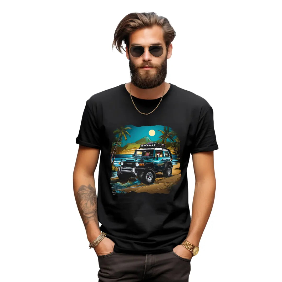 FJ Cruiser Adventure T-Shirt - Off-Road Enthusiast Apparel - Black Threadz