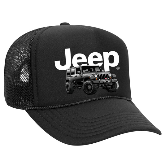 Jeep wrangler trucker cap for sale