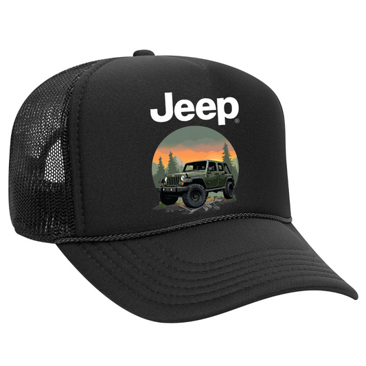 Jeep Wrangler Snapback Hats for Mens – Sale, Trucker Cap