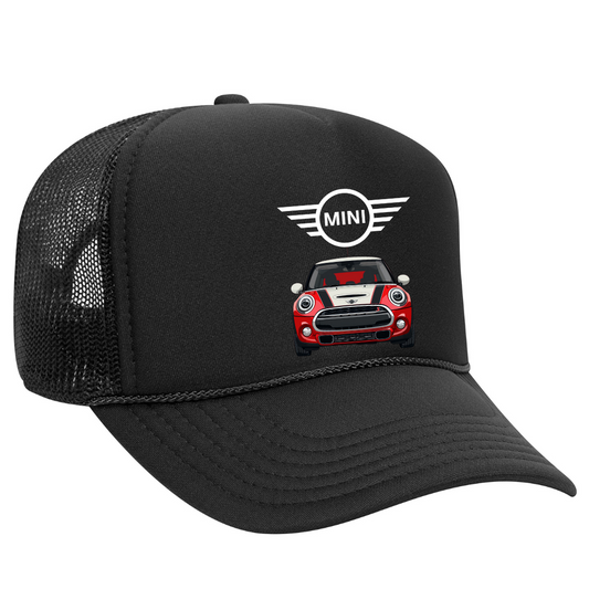 Black mini cooper hat men's