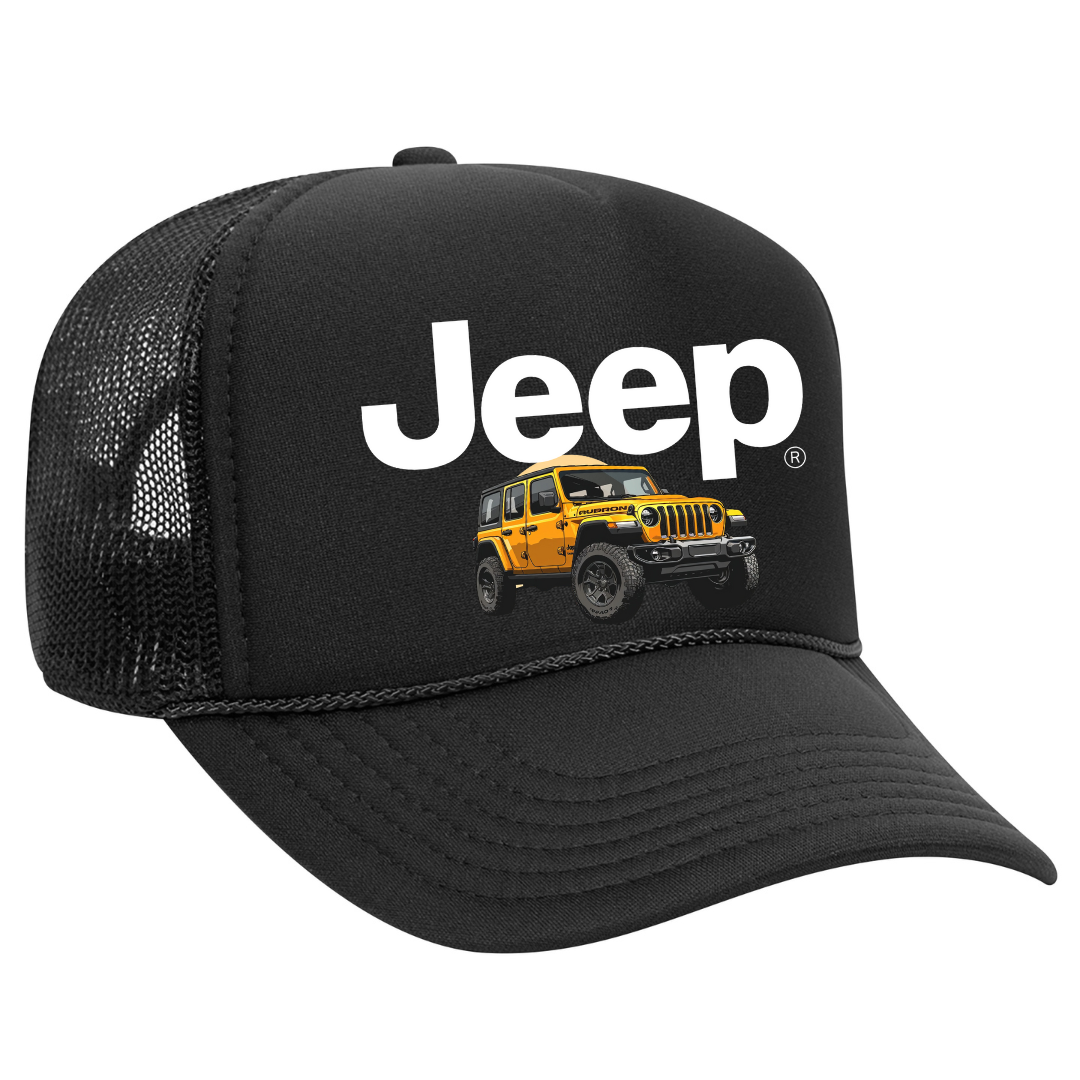 Jeep wrangler trucker cap for sale