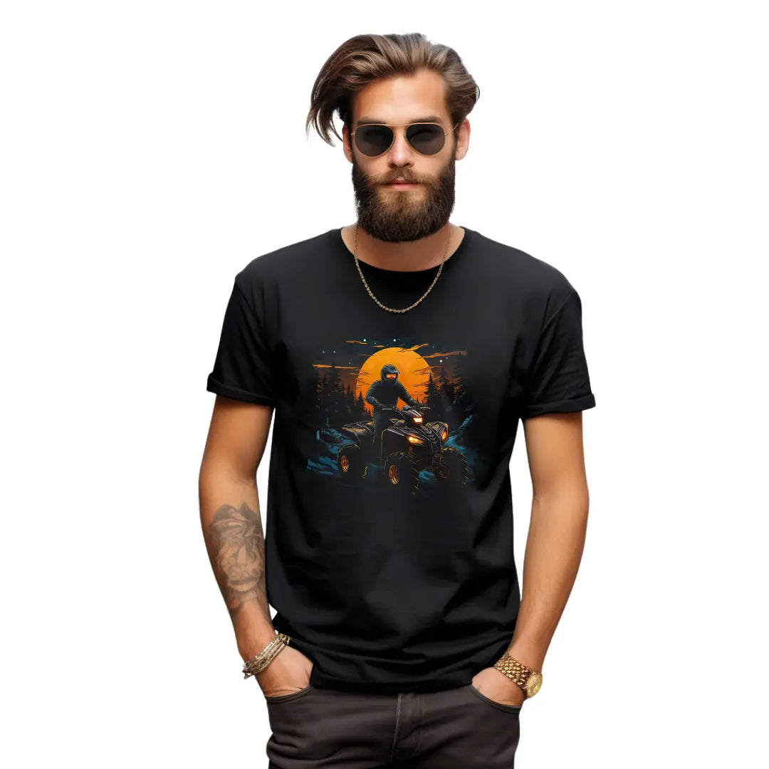 ATV Adventure T-Shirt: Ride in Style with this Off-Road Tee - Black Threadz
