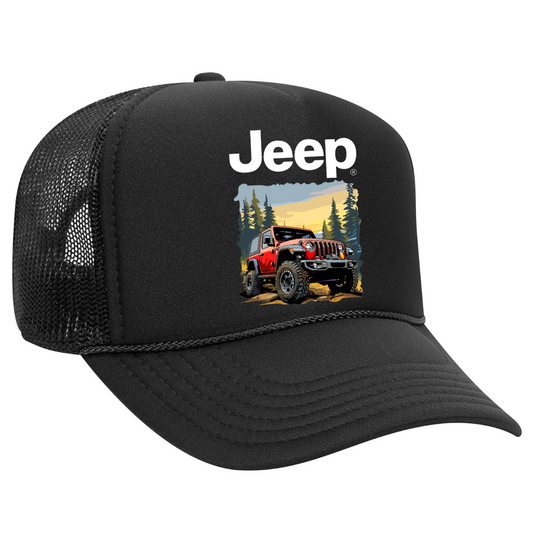 Jeep wrangler trucker cap for sale