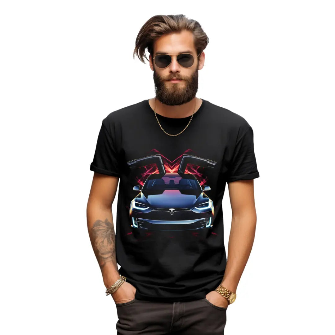 Model X T-Shirt: Ride the Future in Style - Black Threadz