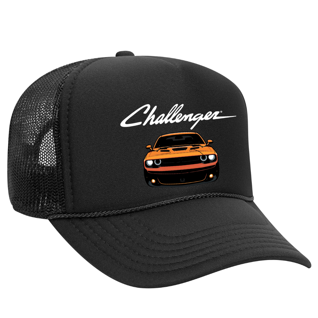 Dodge challenger snapback black