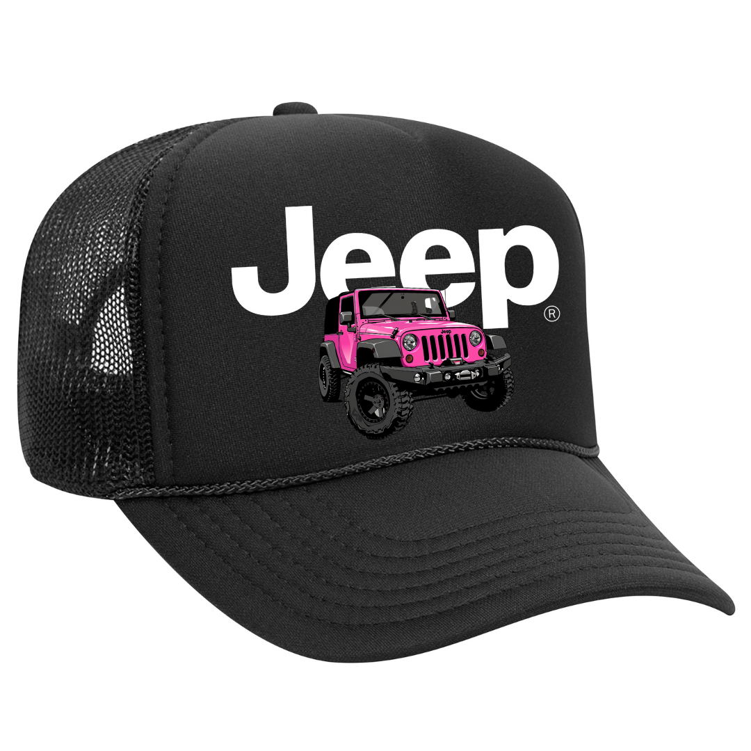 Jeep wrangler trucker cap for sale