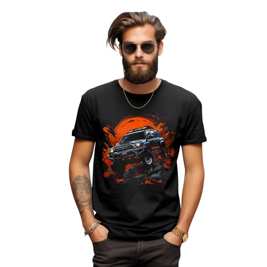 Retro Tacoma Black T-Shirt: Revive the Classic Off-Road Spirit - Black Threadz