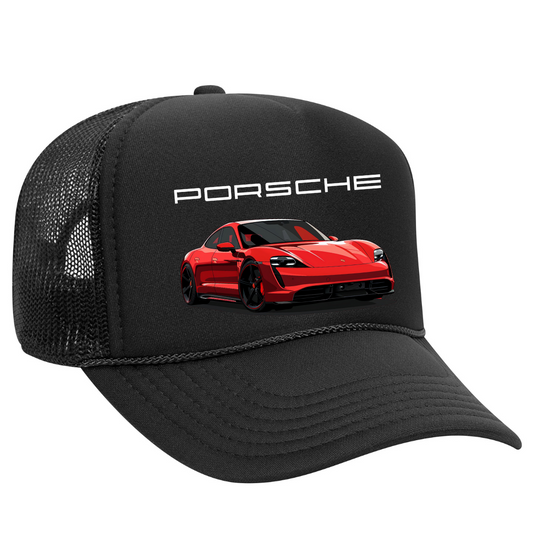 Porsche taycan hat black in color