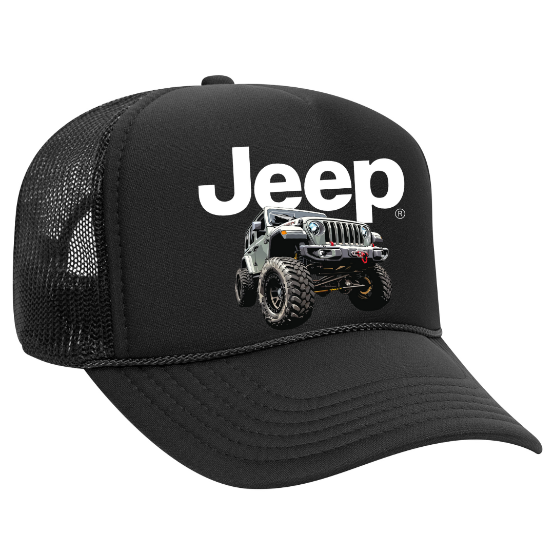 Jeep wrangler trucker cap for sale