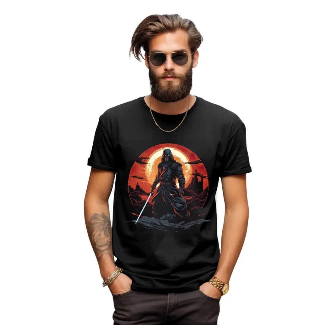 Evil Ninja T-Shirt: Embrace the Shadows with this Menacing Tee - Black Threadz