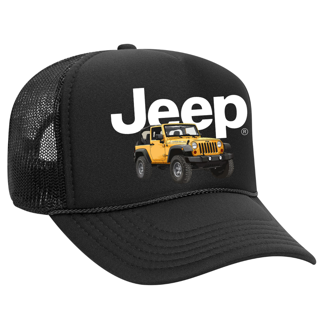 Jeep wrangler trucker cap for sale