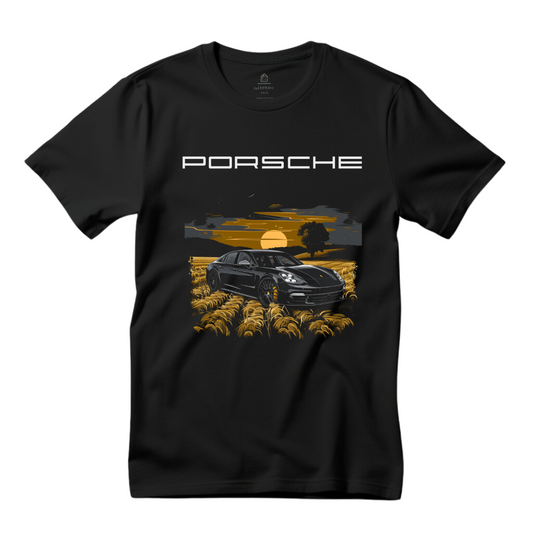 black porsche Panamera-shirt