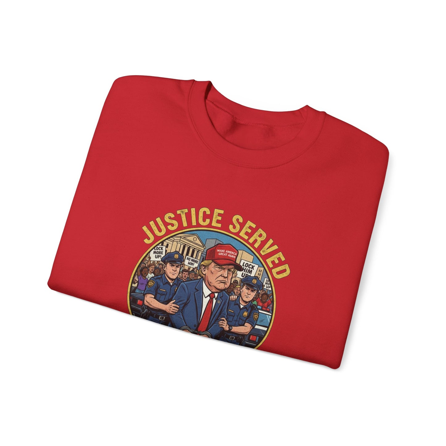 8 Crewneck Sweatshirt — Political Satire 'Is He Dead Yet?
