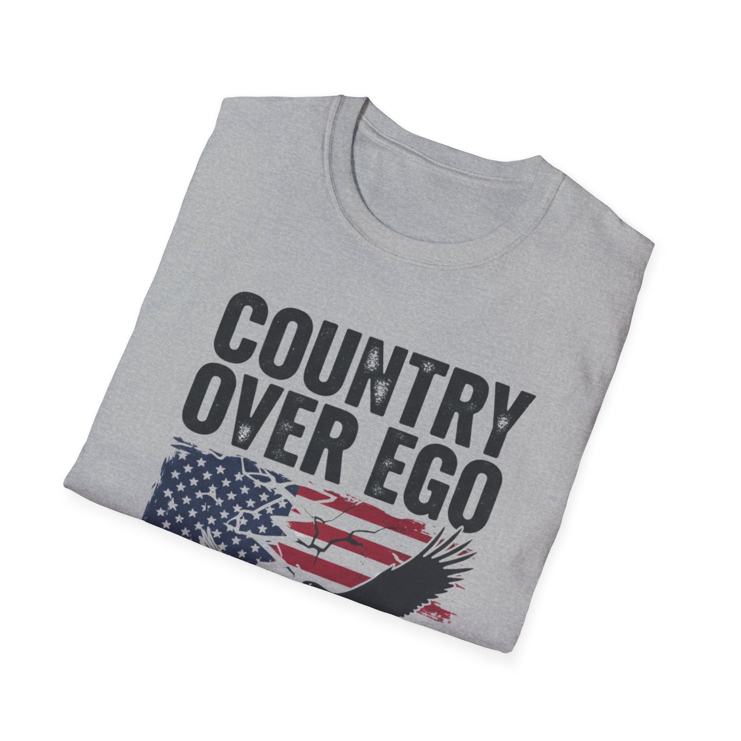 Country Over Ego Anti-Trump T-Shirt | Patriotic Political Apparel