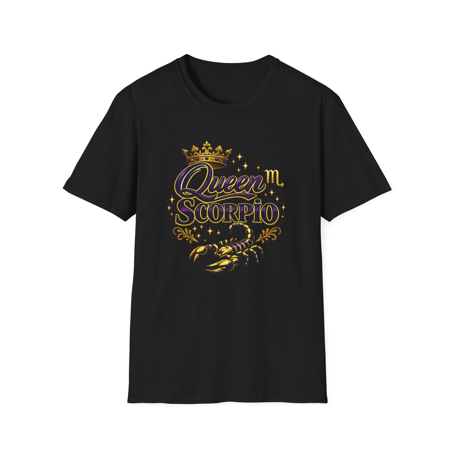 Queen Scorpio T-Shirt – Scorpio Zodiac Graphic Tee for Women, Astrology Queen Shirt, Scorpio Birthday Gift, Horoscope Streetwear