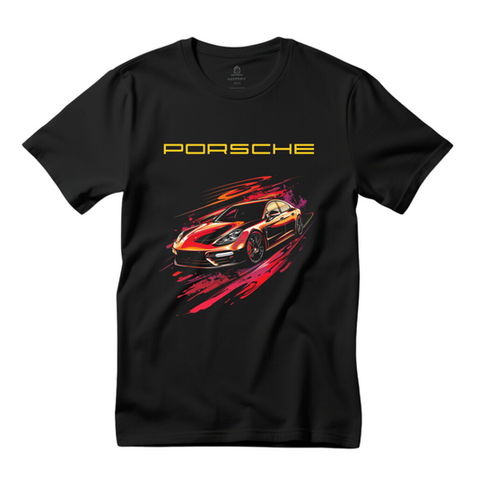 black porsche Panamera-shirt