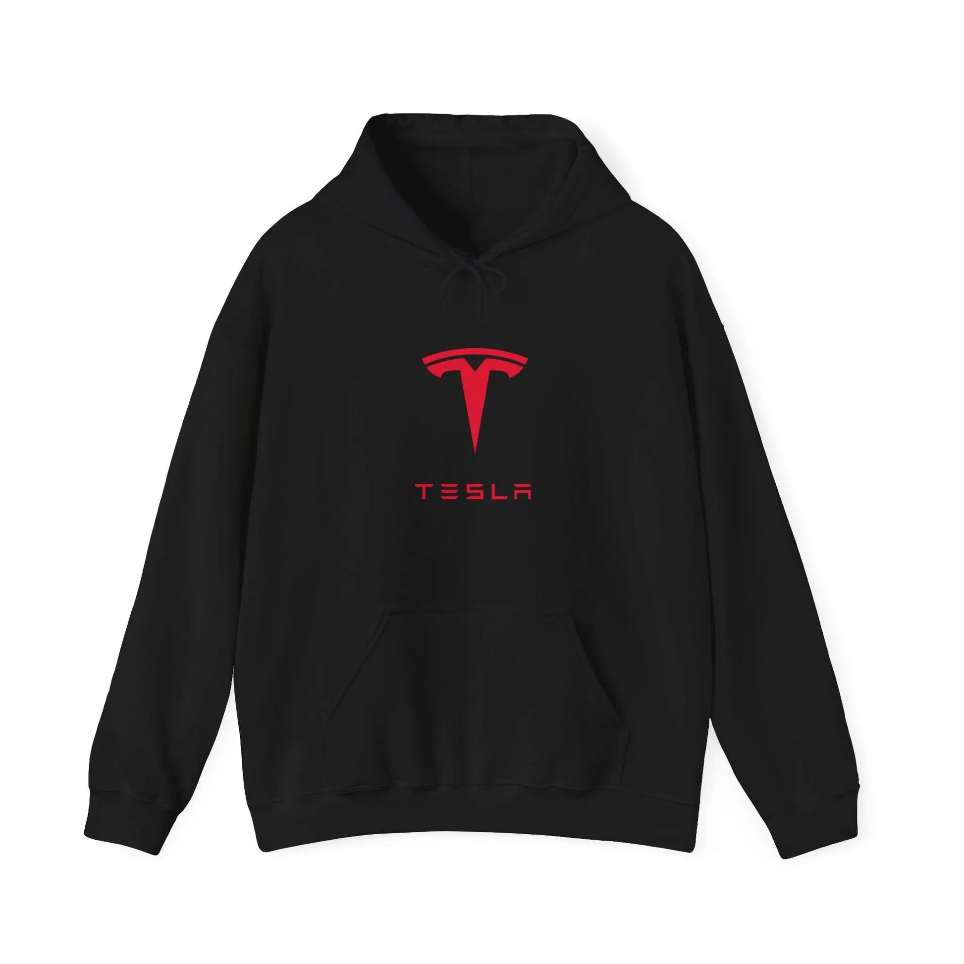 Sleek Style: Tesla Model 3 Black Hoodie - Black Threadz