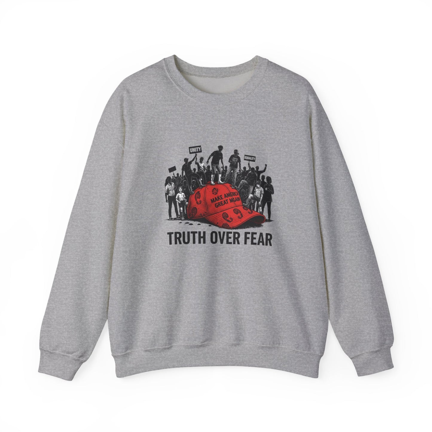 Copy of 2Crewneck Sweatshirt — Political Satire 'Is He Dead Yet?