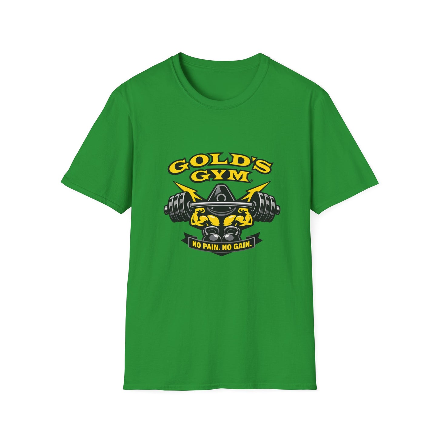 Gold’s Gym T-Shirt – Classic Bodybuilding Workout Tee – Vintage Fitness Graphic Shirt – Unisex Muscle Training Top for Men & Women