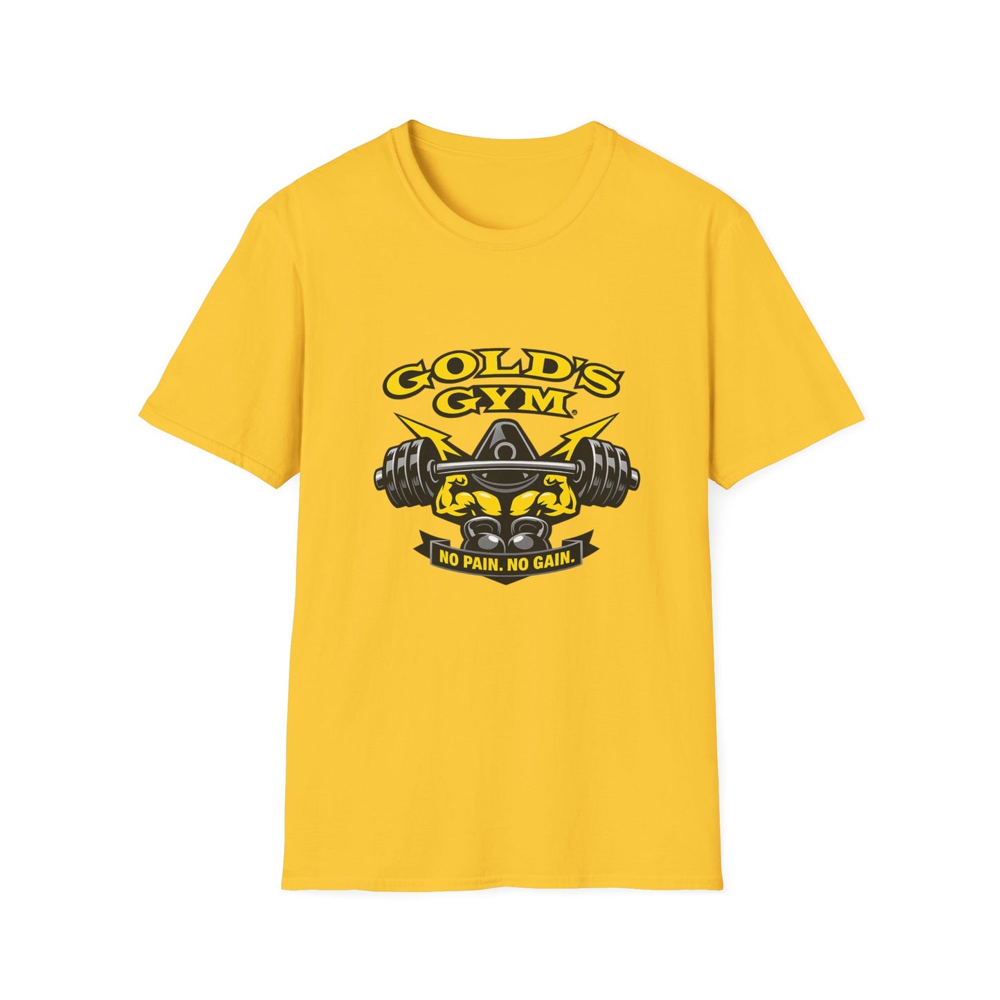 Gold’s Gym T-Shirt – Classic Bodybuilding Workout Tee – Vintage Fitness Graphic Shirt – Unisex Muscle Training Top for Men & Women
