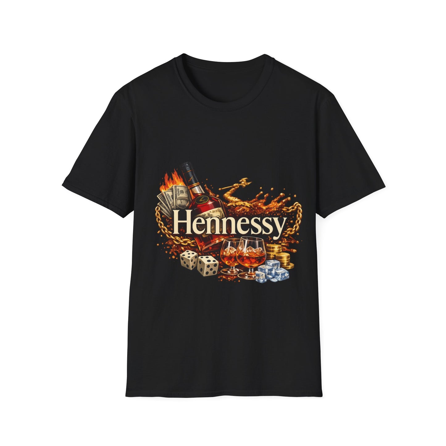 Hennessy T-Shirt – Cognac Whiskey Fan Tee, Premium Spirits Shirt, Trendy Bar & Liquor Merch