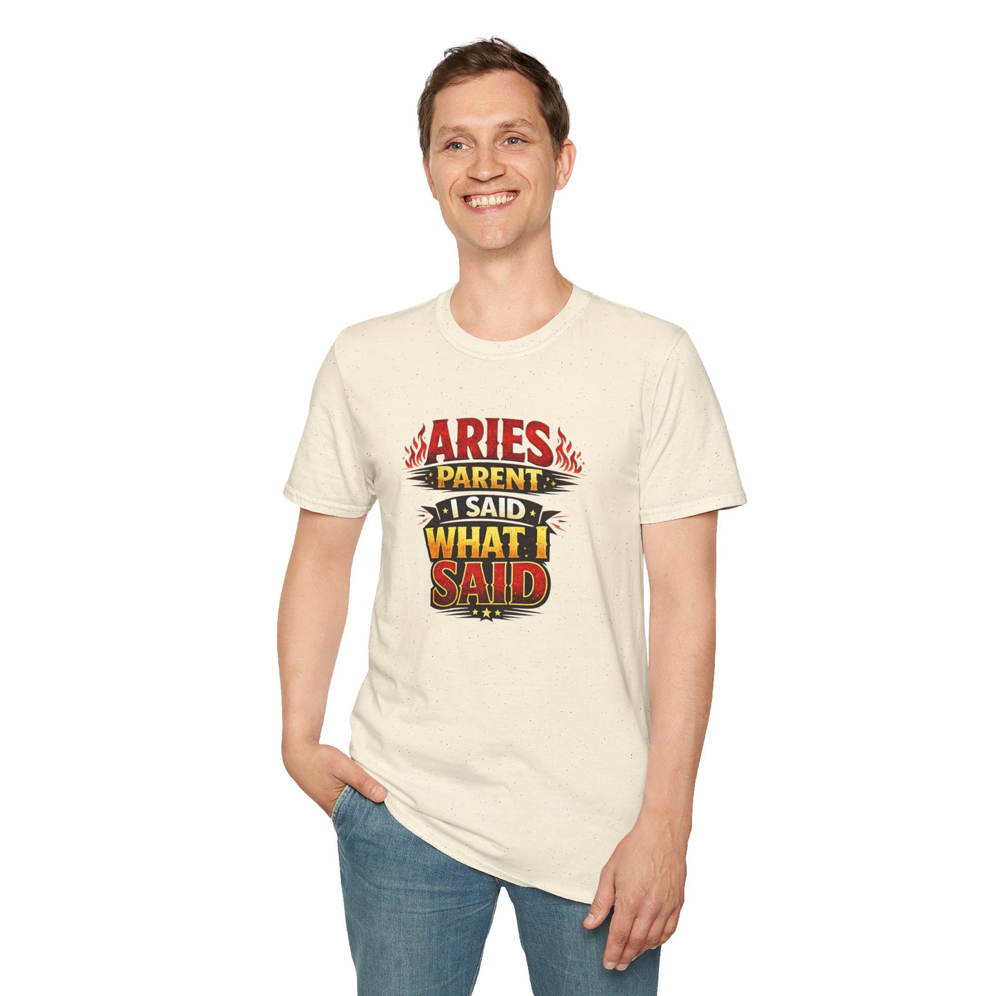Aries Parent T-Shirt – “I Said What I Said” Funny Zodiac Mom Dad Tee | Bold Aries Personality Shirt | Astrology Gift