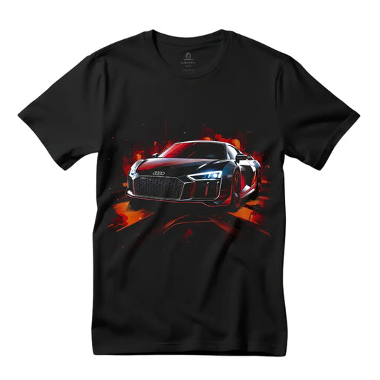 Audi R8 T-Shirt: Embrace Audi's Automotive Excellence - Black Threadz