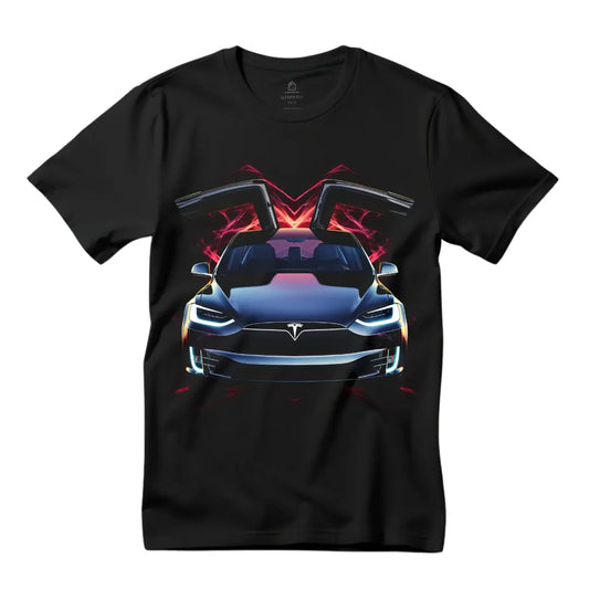 Model X T-Shirt: Ride the Future in Style - Black Threadz