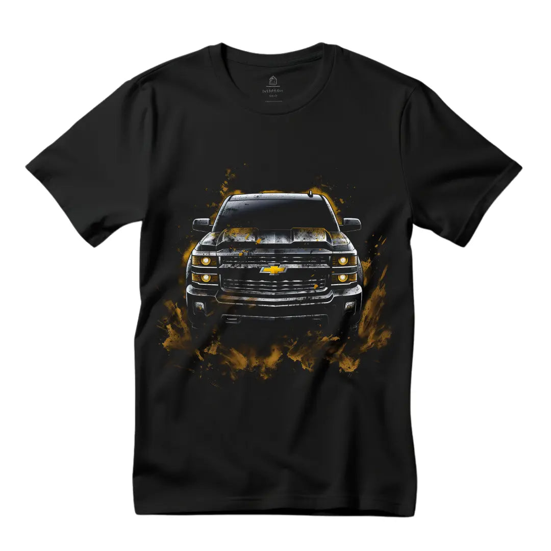 Silverado Off-Road Expedition Black T-Shirt - Conquer the Trail in Style - Black Threadz