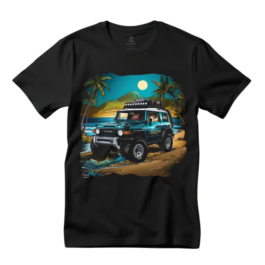 FJ Cruiser Adventure T-Shirt - Off-Road Enthusiast Apparel - Black Threadz