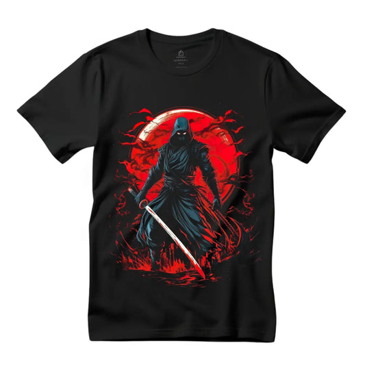 Evil Ninja Power T-Shirt: Embrace the Shadows with Style - Black Threadz