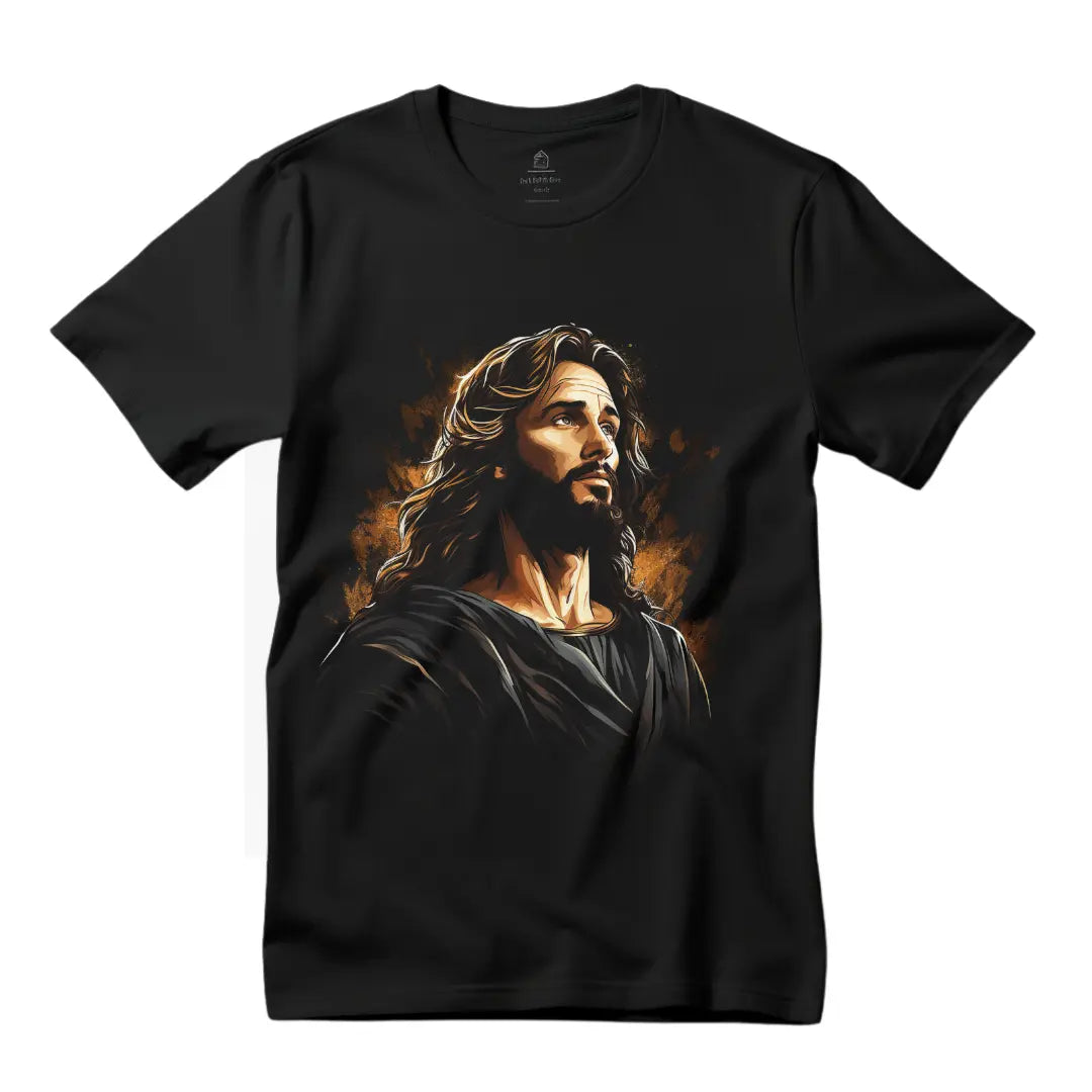 Jesus T-Shirt: Embrace Faith and Spirituality in Style - Black Threadz