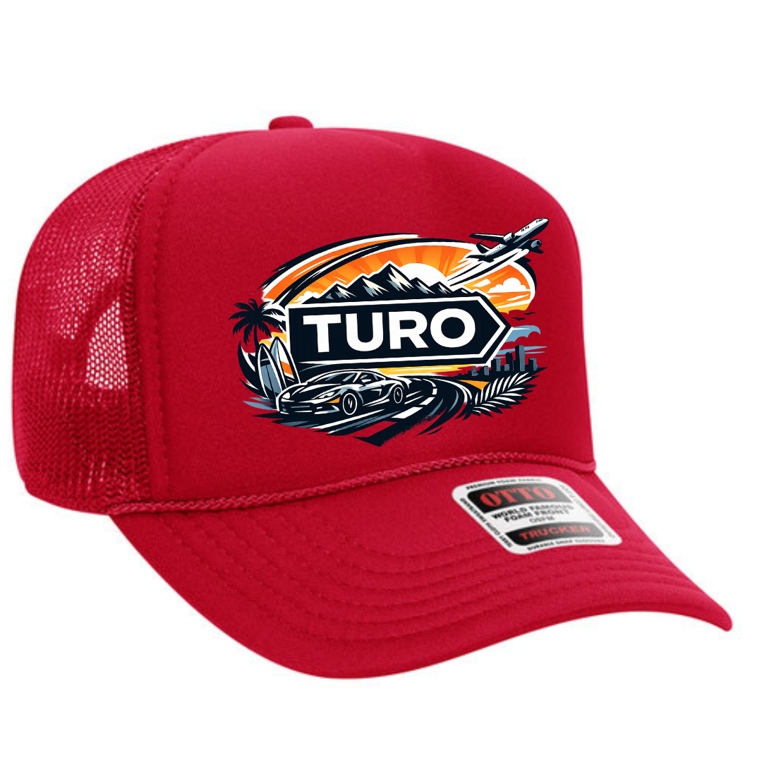 Turo Host Trucker Snapback Hat – Car Sharing Host Mesh Cap, Adjustable Fit