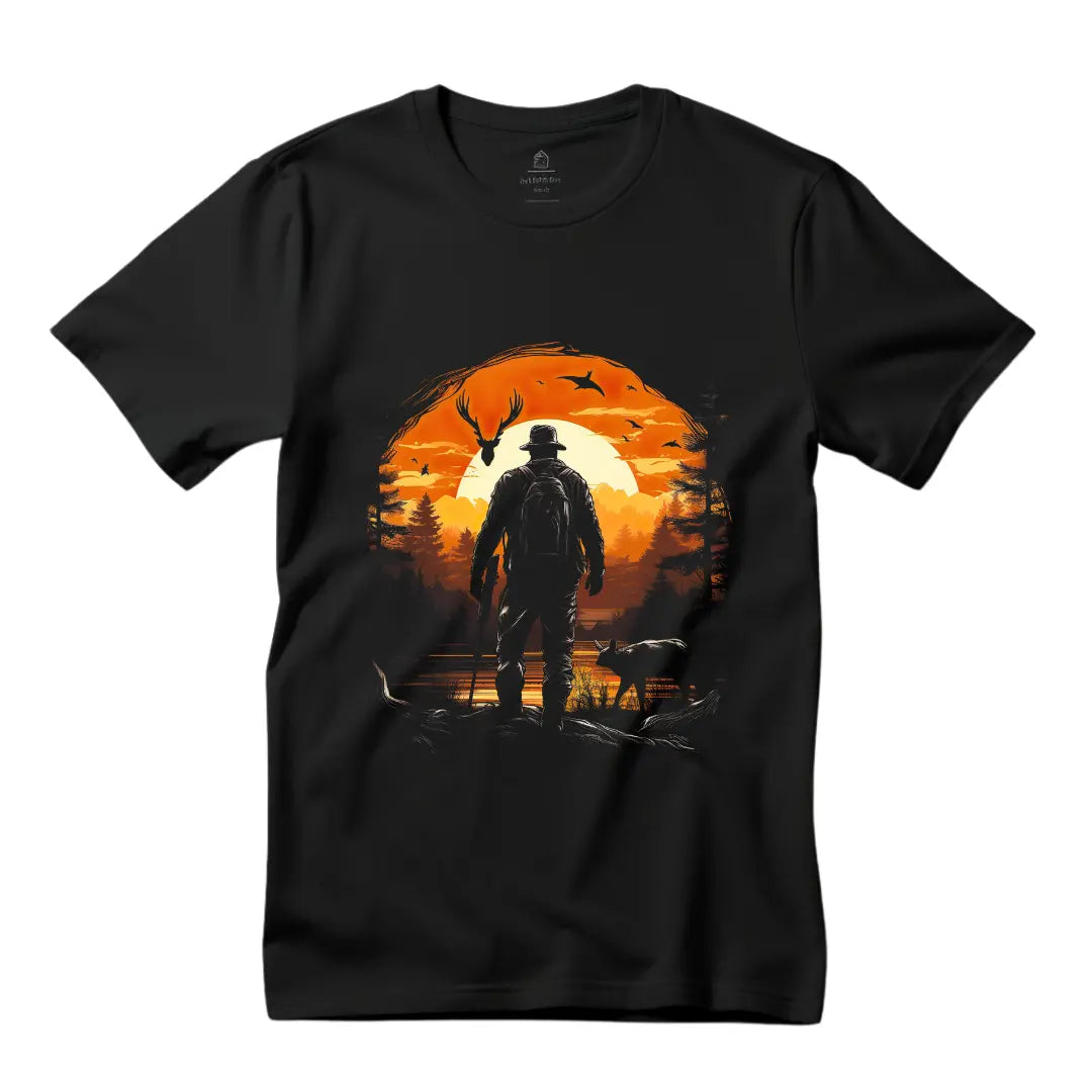 Hunter's Adventure T-Shirt: Embrace the Wild with this Hunting-Inspired Tee - Black Threadz