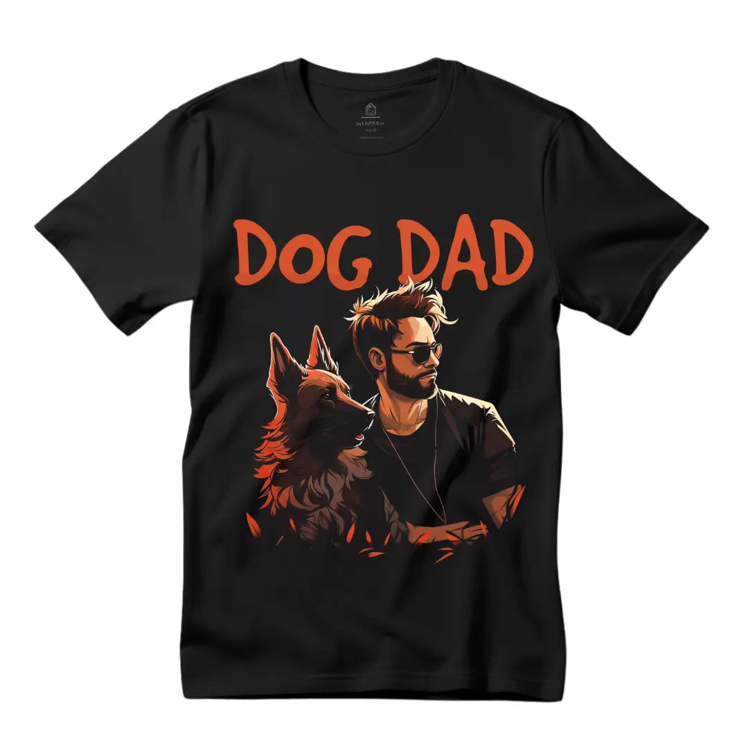 Dog Dad Proud Pet Parent T-Shirt - Wear Your Love for Furry Companions - Black Threadz