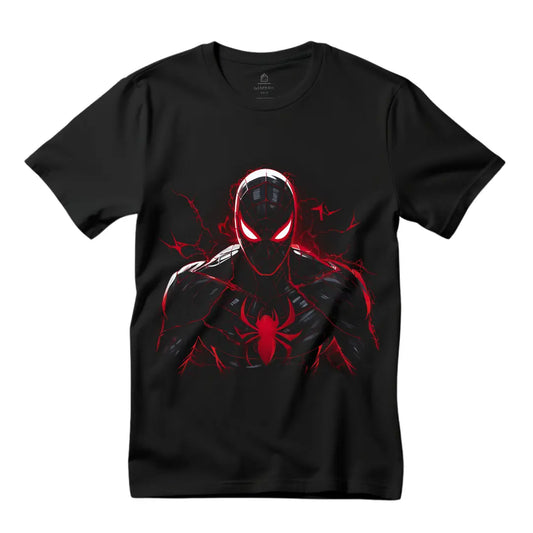 Evil Spiderman T-Shirt: Embrace the Dark Side in Style - Black Threadz