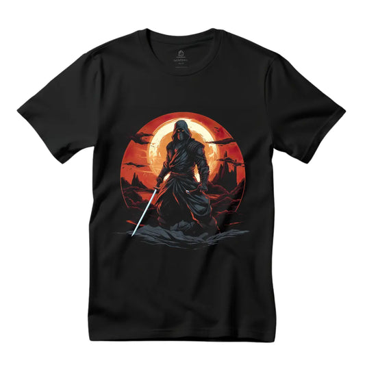 Evil Ninja T-Shirt: Embrace the Shadows with this Menacing Tee - Black Threadz