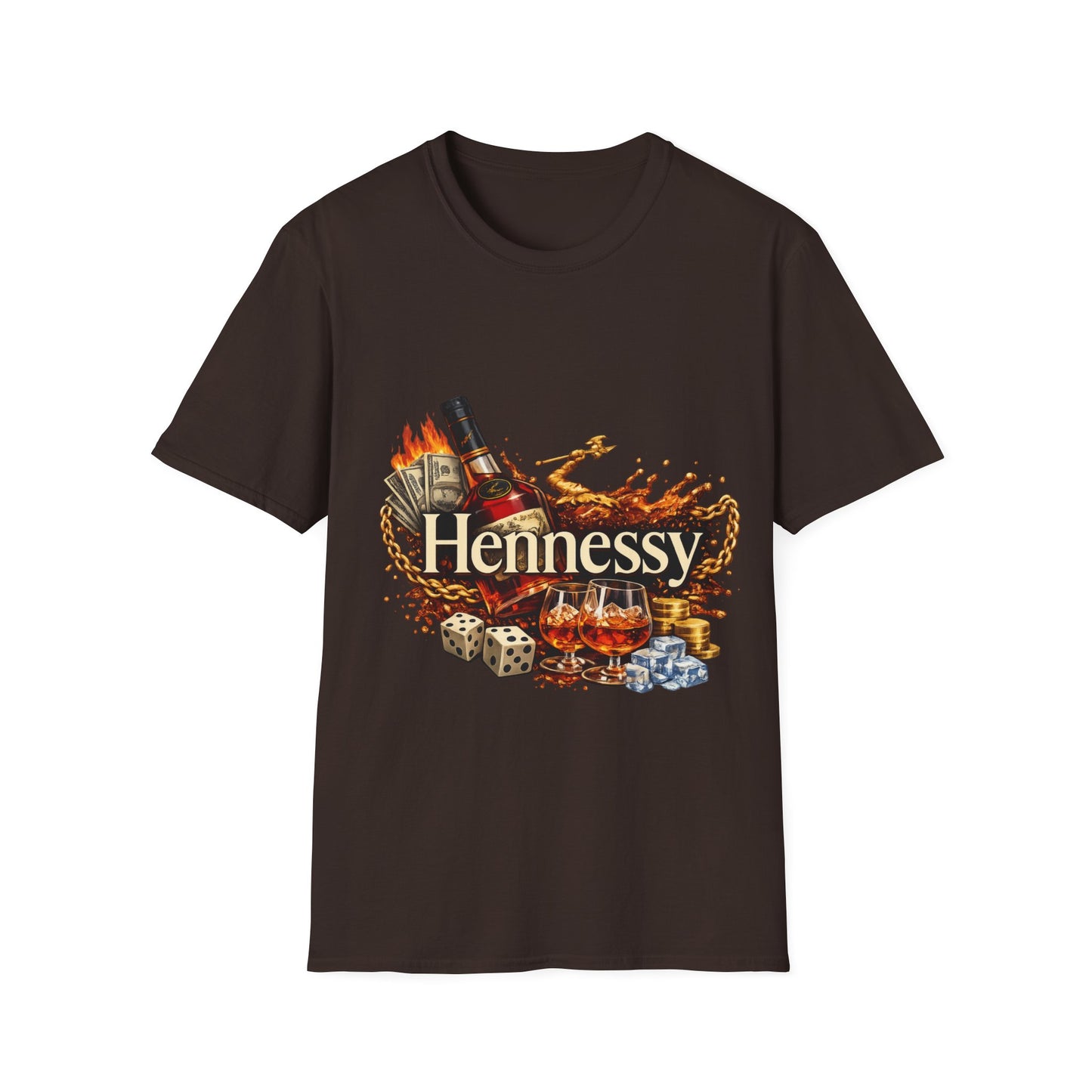 Hennessy T-Shirt – Cognac Whiskey Fan Tee, Premium Spirits Shirt, Trendy Bar & Liquor Merch